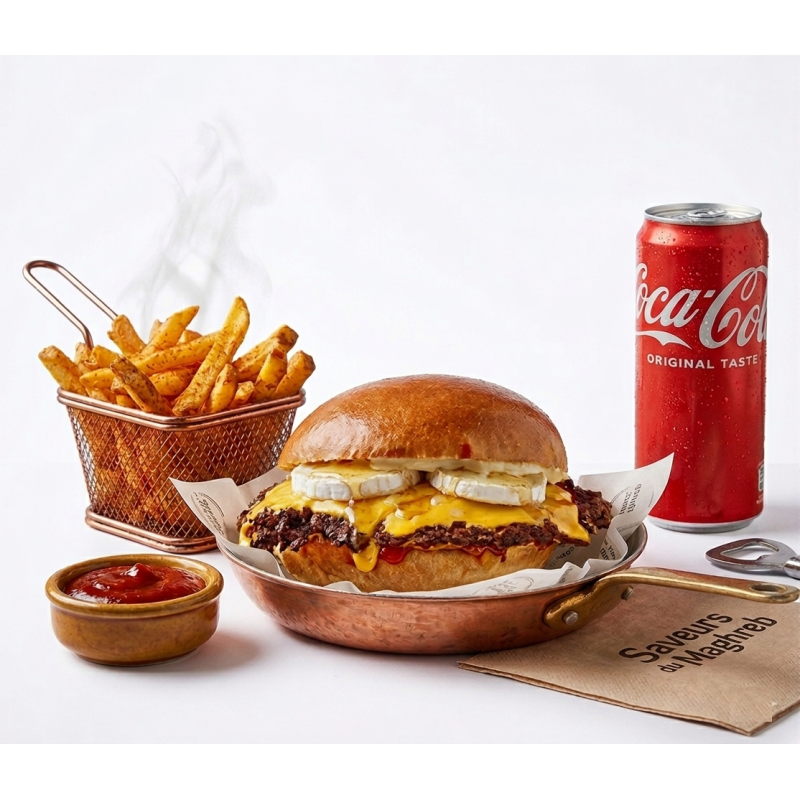 Burger Chèvre Miel Rueil | Saveurs du Maghreb | Restaurant à Emporter
