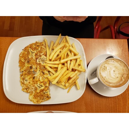 Omelette aux champignons
