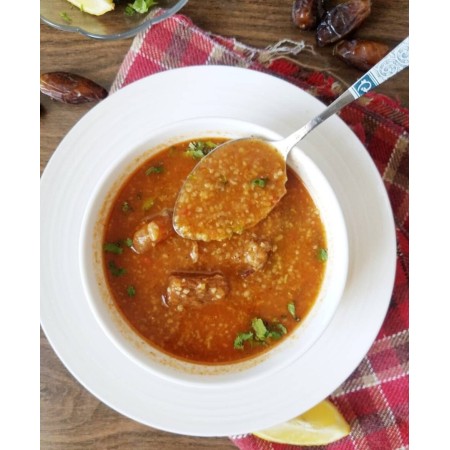 Chorba frik (soupe de blé cassé)